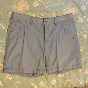 Blue-grey shorts. Eddie Bauer size 12. Great condition.